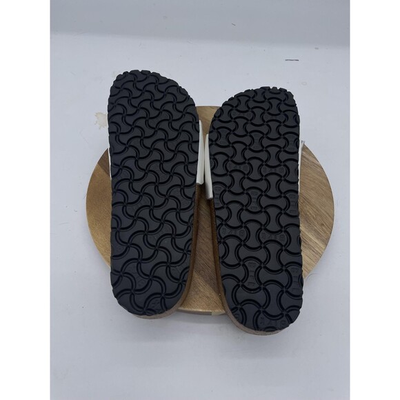 Birkenstock Madrid Sandals Womens 9 White Patent Leather Slide Made Germany - Picture 8 of 10